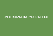 Understanding Your Needs